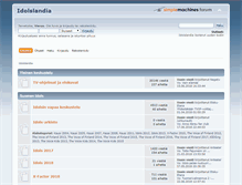 Tablet Screenshot of idolslandia.fi